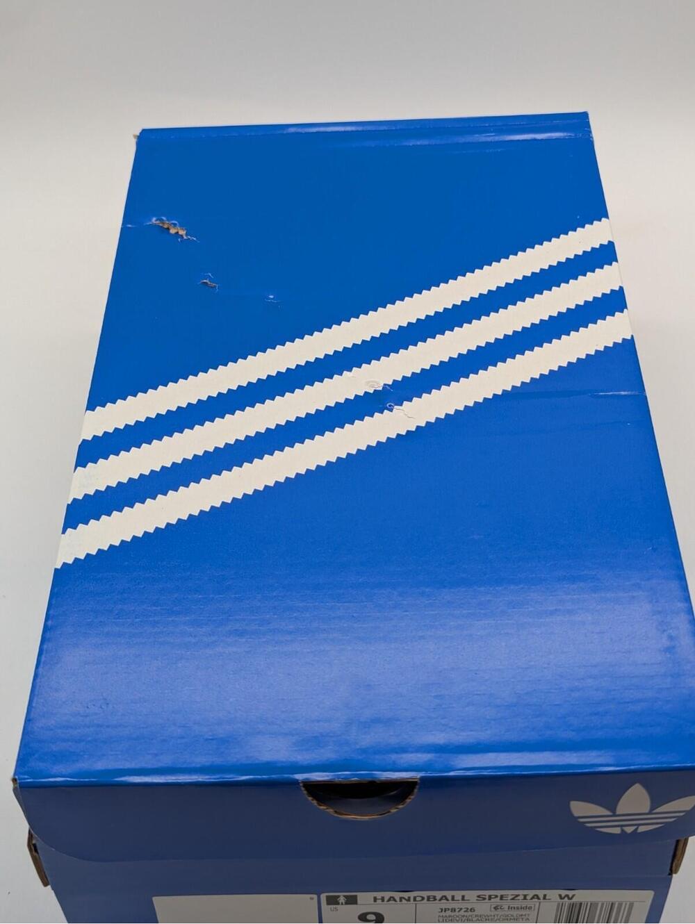 Women's Size 9 - Adidas Handball Spezial Maroon Burgundy White Shoes JP8726 New - Picture 10 of 10
